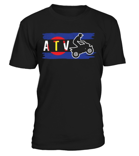 all terrain vehicles vintage colorado flag art T-Shirt Unisex