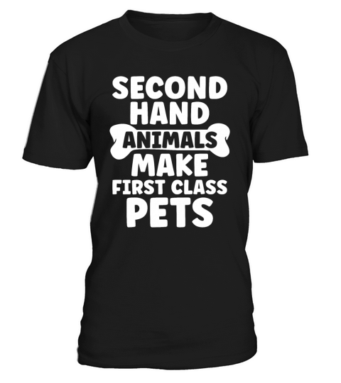 Animal Rescue Second Hand Adoption Animal Rescuer T-Shirt Unisex