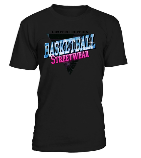 Basketball Sports Font Vintage Retro Streetwear T-Shirt Unisex
