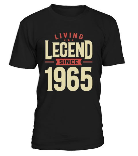 Living Legend Since 1965 58th Birthday T-Shirt Unisex