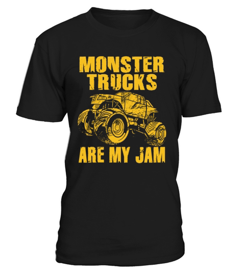 Monster Trucks Are My Jam Vintage Retro T-Shirt Unisex