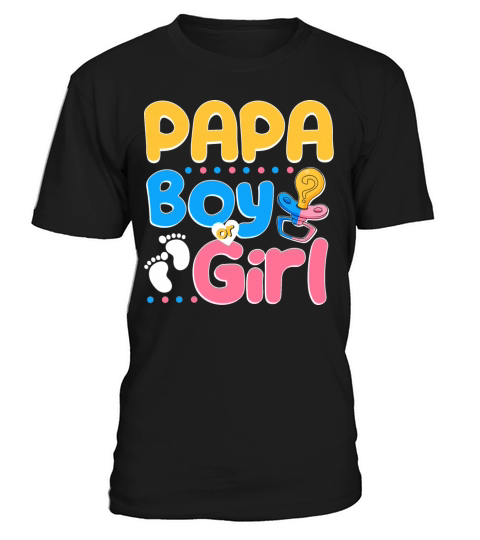 Pink or Blue Papa Loves You Best Dad Ever T-Shirt Unisex