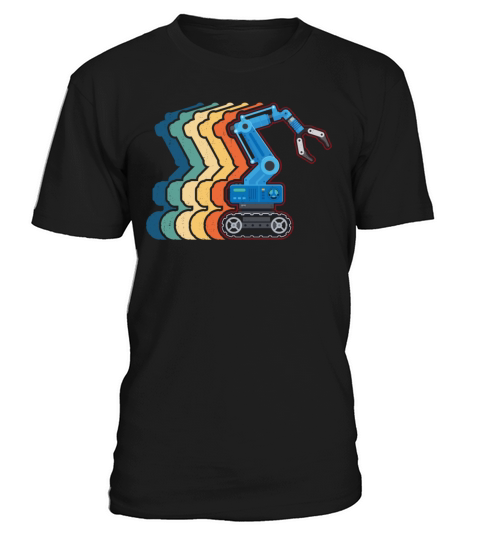Robot Robotics Engineer Retro T-Shirt Unisex
