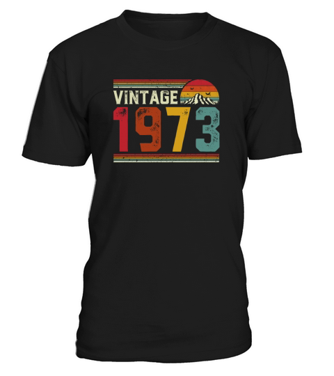 Vintage 1973 48 Years Old 48th Birthday Gift T-Shirt Unisex
