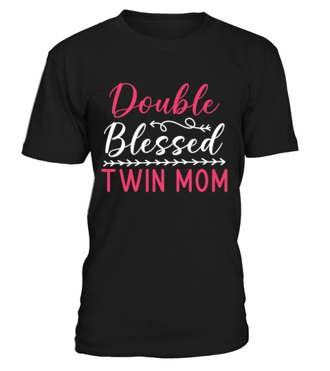 Womens Twin Mama Twin Mom to Be Pregnancy T-Shirt Unisex