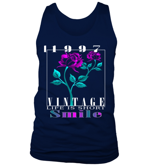 1997 Born Vintage Rose Gift Tank Top Unisex