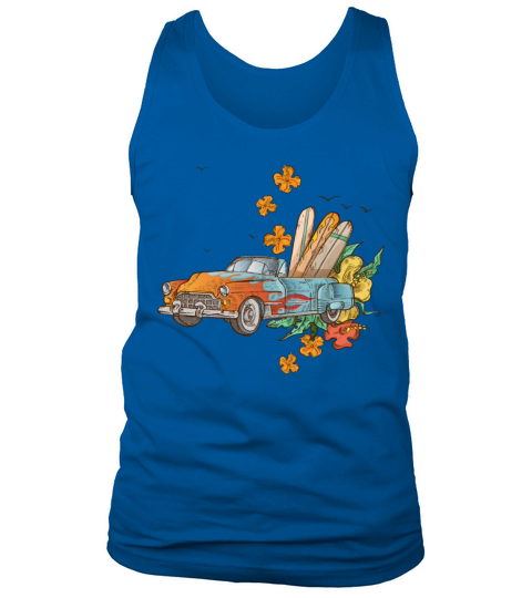 60s Classic Car Surfer Tank Top Unisex