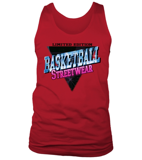 Basketball Sports Font Vintage Retro Streetwear Tank Top Unisex