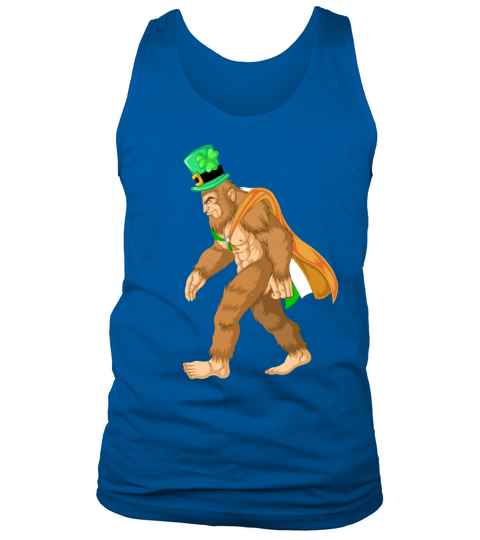 bigfoot st patricks day Tank Top Unisex