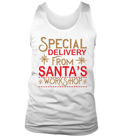 Christmas Special Delivery from Santas Workshop Tank Top Unisex