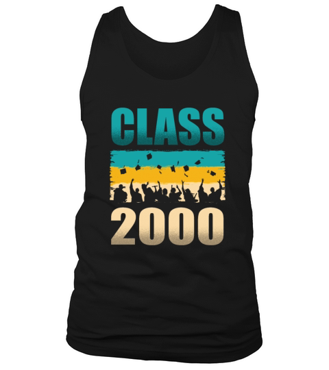 Class 2000 Decade 2000s Era Millenium Vintage Tank Top Unisex