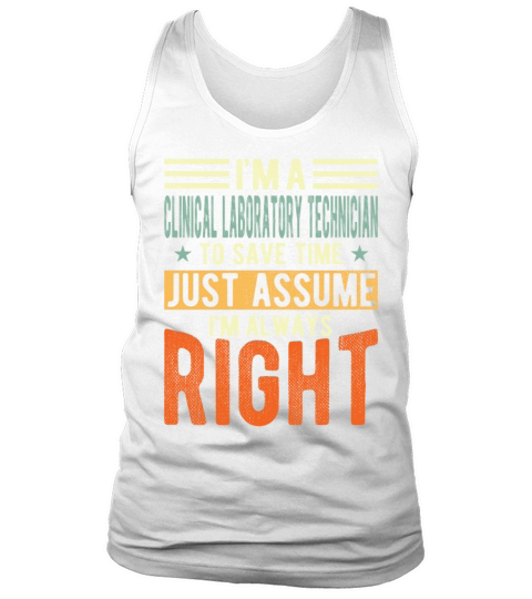 Clinical Laboratory Technician Tank Top Unisex
