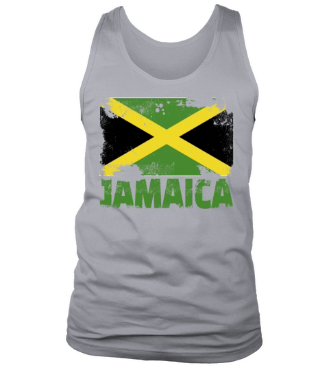 Jamaica Flag Vintage Distressed Jamaican Grunge Tr Tank Top Unisex