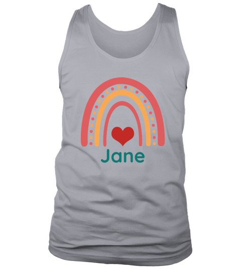 Jane Vintage Boho Rainbow Tank Top Unisex