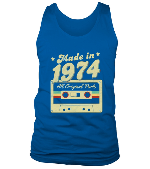 Made in 1974 Tank Top Unisex