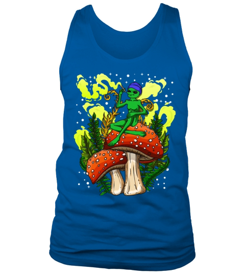Psycadellic Magic Mushroom Alien LSD Acid Trip Tank Top Unisex