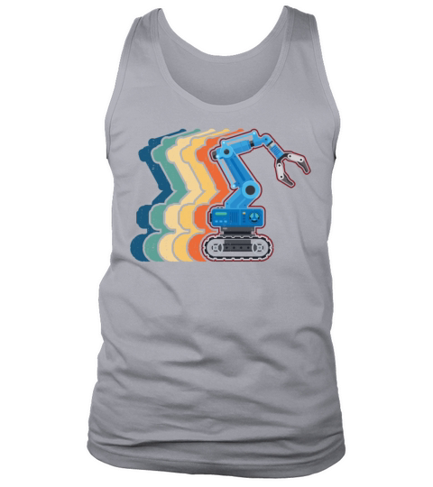 Robot Robotics Engineer Retro Tank Top Unisex