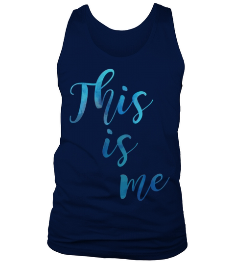 This is Me quot light blue watercolour Classic Tank Top Unisex