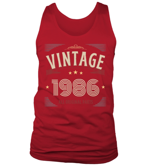 VINTAGE 1986 ALL ORIGINAL PARTS Tank Top Unisex