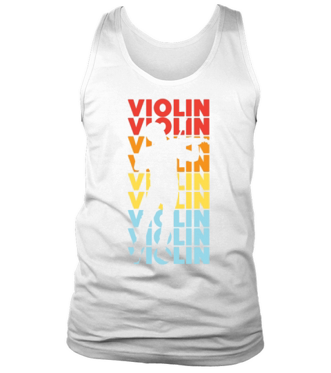 Violin Violinist Retro Vintage Tank Top Unisex