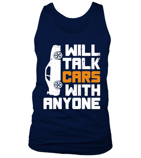 Will Talk Cars With Anyone Retro Vintage Design Tank Top Unisex