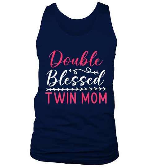 Womens Twin Mama Twin Mom to Be Pregnancy Tank Top Unisex