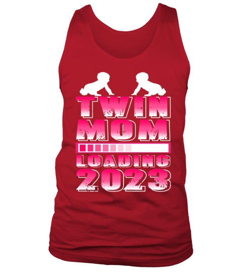 Womens Twin Mama Twin Mom to Be Pregnancy Tank Top Unisex