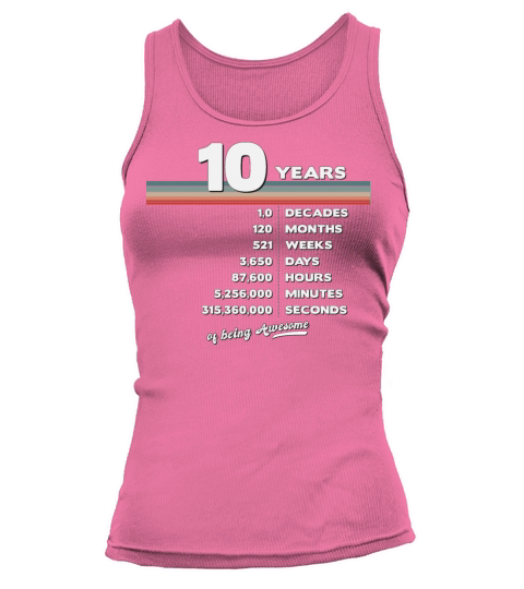 10th Birthday Vintage 10 Years Old Retro 120 Tank top Woman