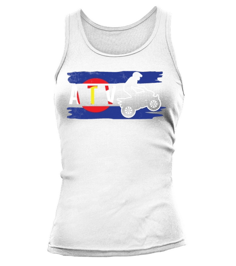 all terrain vehicles vintage colorado flag art Tank top Woman