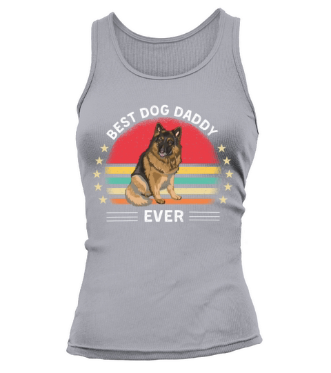 Funny German Shepherd Dog best dog daddy ever Tank top Woman
