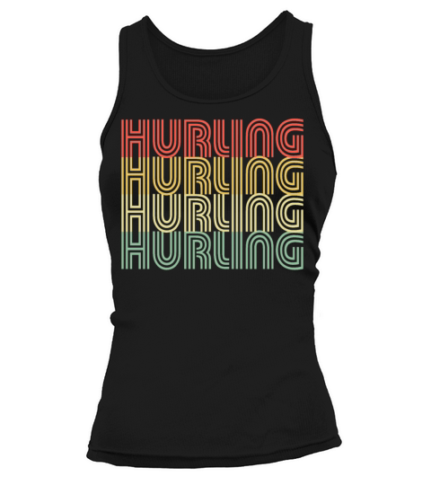 Hurling Retro Design Tank top Woman