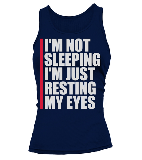 im not sleeping quote Tank top Woman