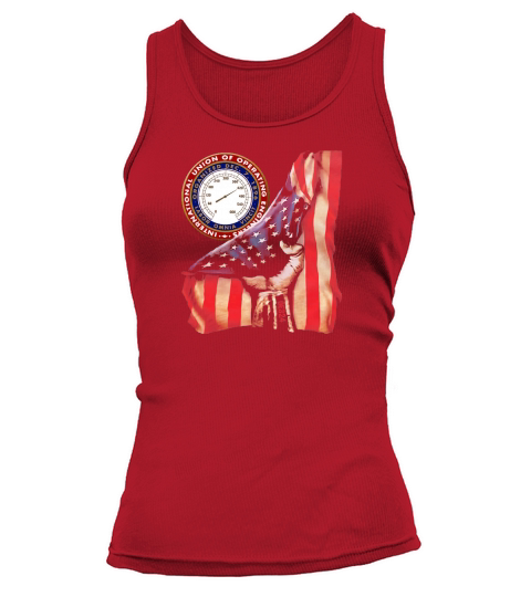 International Union of Operating Engineers American flag shirt OE324 Tank top Woman