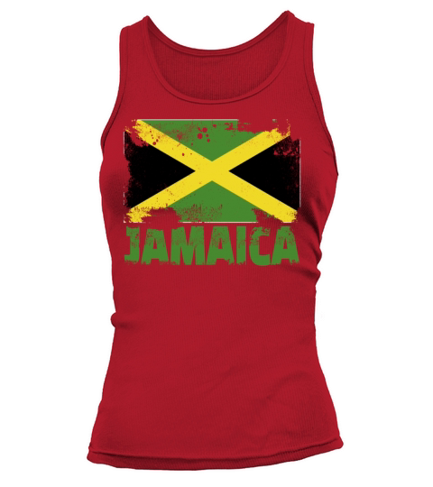 Jamaica Flag Vintage Distressed Jamaican Grunge Tr Tank top Woman