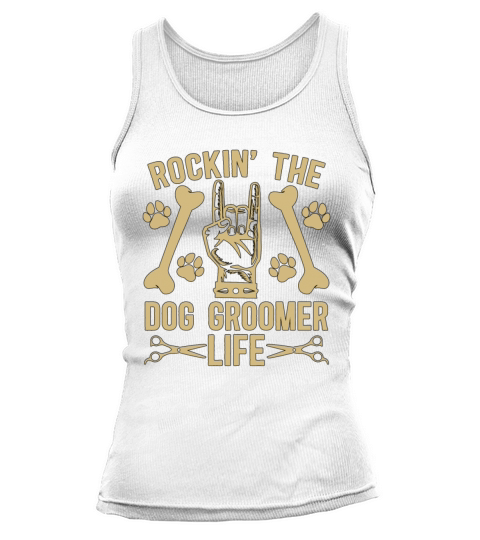 Pet Groomer Rockin Tank top Woman