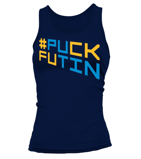 puck futin logo design Tank top Woman