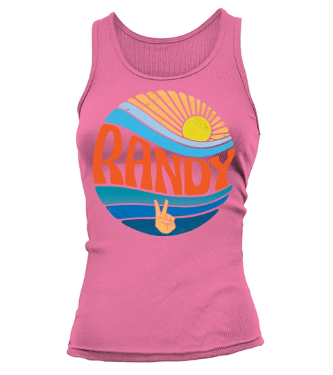Randy Shirt Vintage Sunset Randy Groovy Tie Dye Tank top Woman