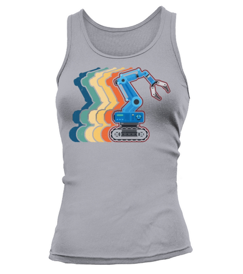 Robot Robotics Engineer Retro Tank top Woman