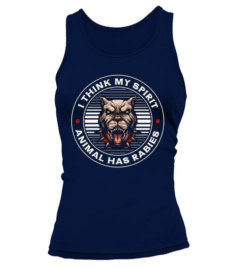 Veterinary I Think My Spirit Vet Tech Veterinarian Tank top Woman