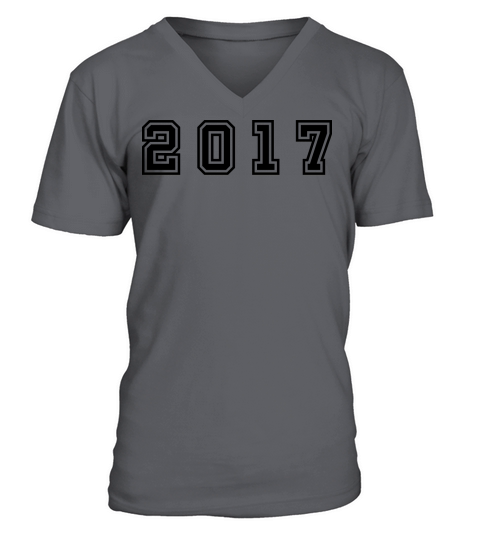 2017 Year Number V-Neck T-shirt