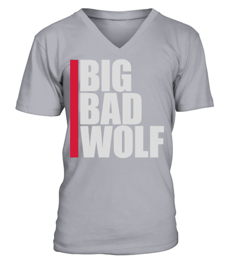 big bad wolf quote V-Neck T-shirt