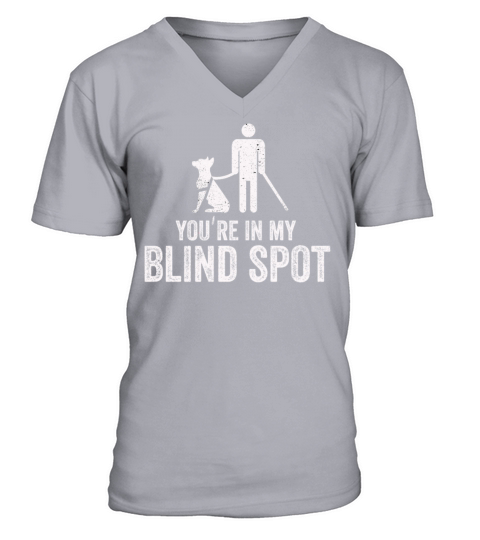 Blind Blindness Awareness Visually Impaired People V-Neck T-shirt