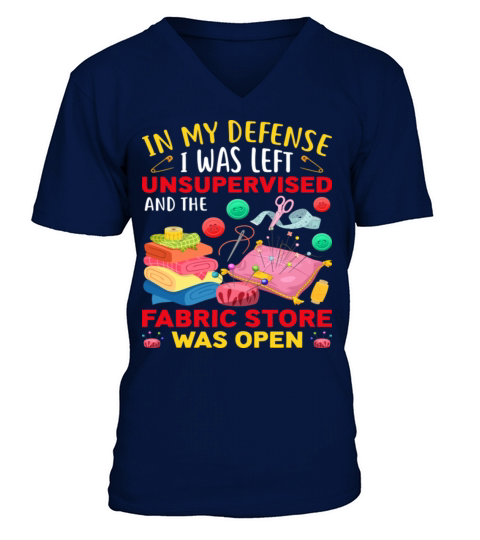 Funny Quilting Gift V-Neck T-shirt