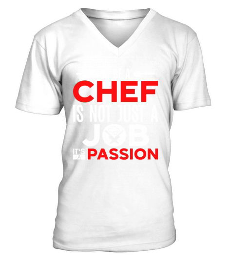 Kitchen Chef Quote Gift Funny Cooking V-Neck T-shirt