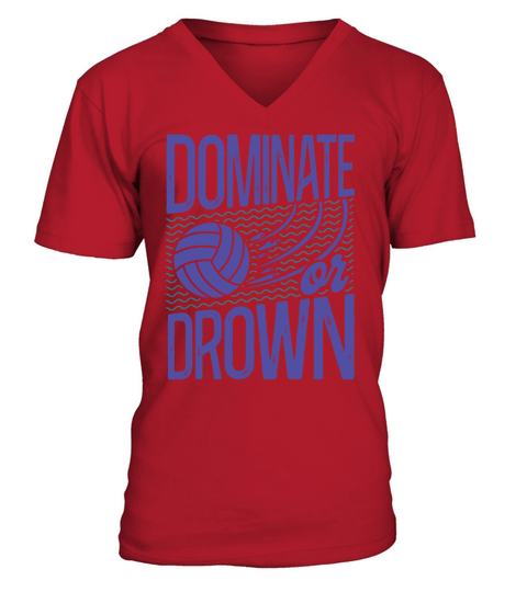 Water Polo Vintage Dominate Or V-Neck T-shirt