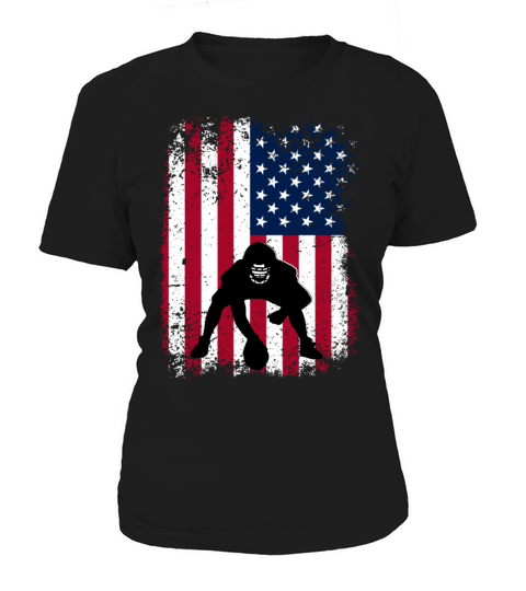 American Football Lineman Offensive Player VIntage Women's T-Shirt
