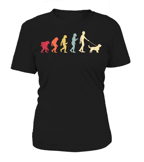 Field Spaniel Evolution Retro Vintage Women's T-Shirt