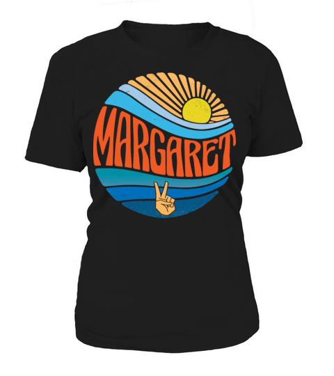 Margaret Shirt Vintage Sunset Margaret Groovy Tie Women's T-Shirt