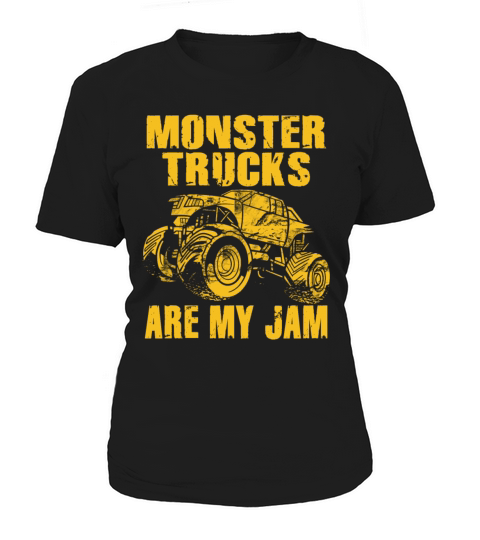 Monster Trucks Are My Jam Vintage Retro Women's T-Shirt