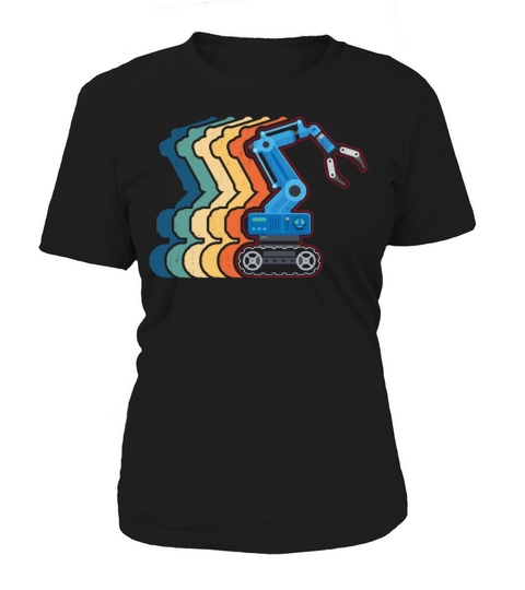 Robot Robotics Engineer Retro Women's T-Shirt
